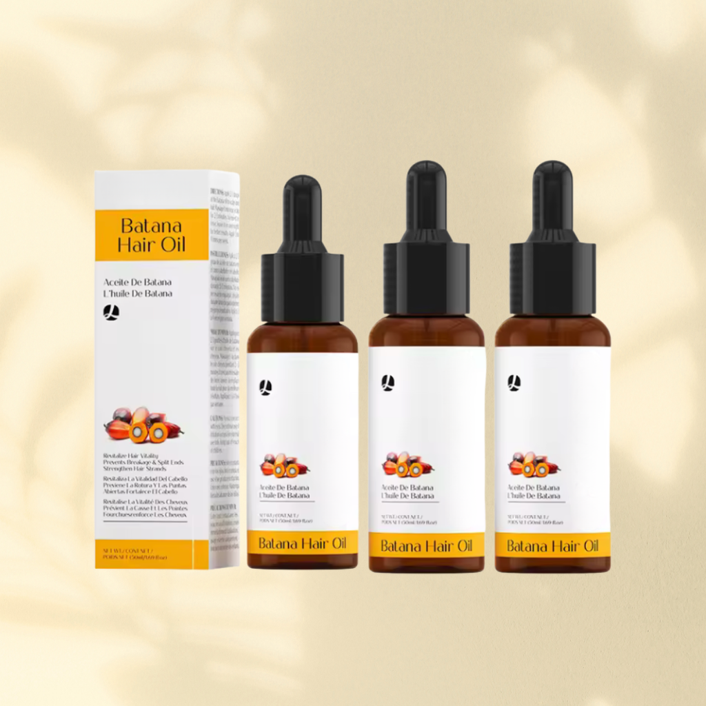 Huile de BATANA · la solution 99% naturelle pour la calvitie