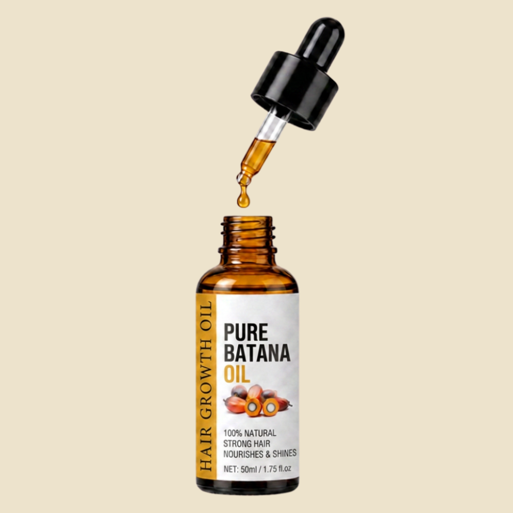 Huile de BATANA · la solution 100% naturelle pour la calvitie
