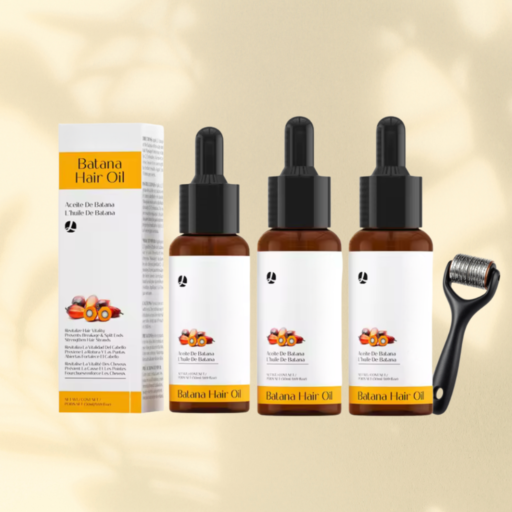 Huile de BATANA · la solution 99% naturelle pour la calvitie
