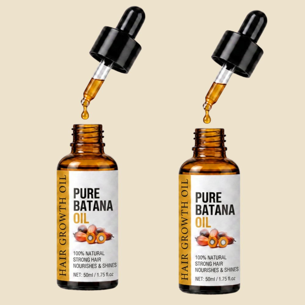 Huile de BATANA · la solution 100% naturelle pour la calvitie