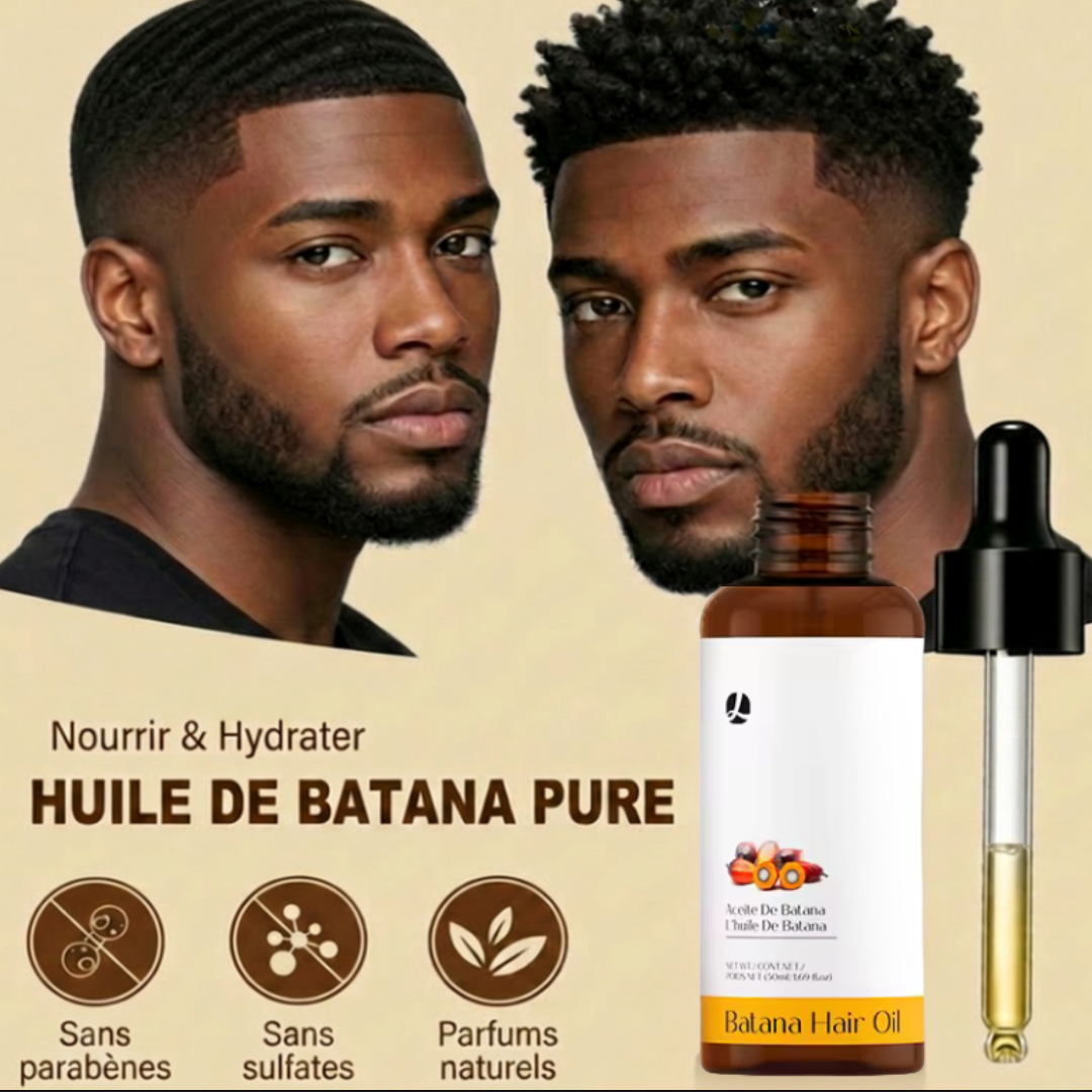 Huile de BATANA · la solution 99% naturelle pour la calvitie